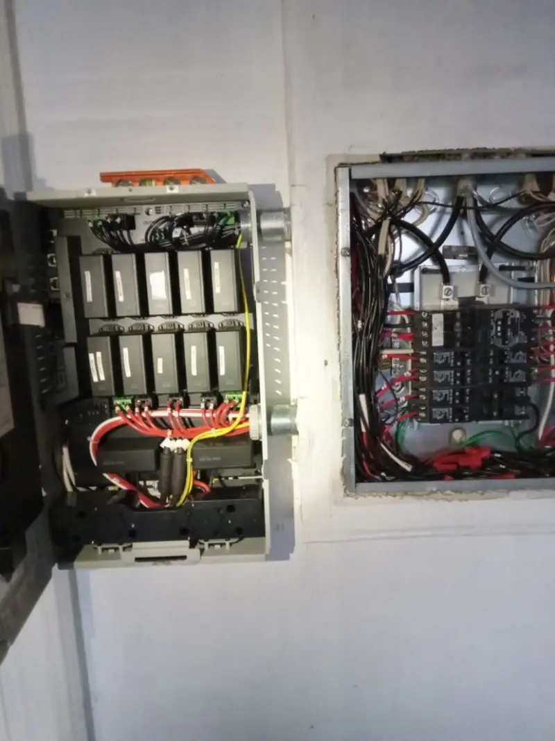 Electrical panel upgrade completed for Security Camera Wiring in Lackawaxen